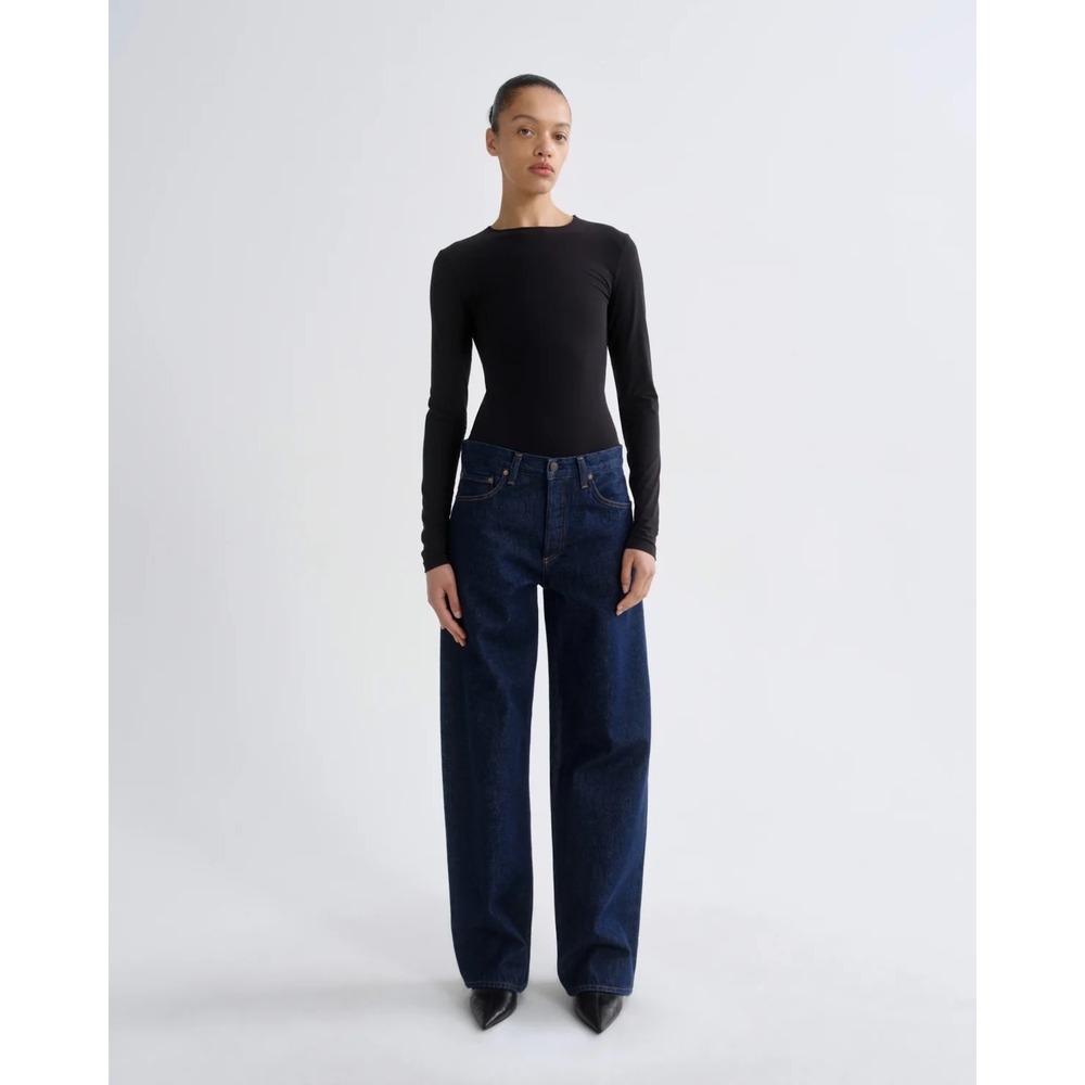 AGOLDE Arc Jean Size 29 Rinse Dark Indigo Wide Leg Barrel Denim